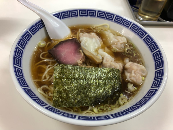 「ワンタン麺(肉)」@支那そば いしはらの写真