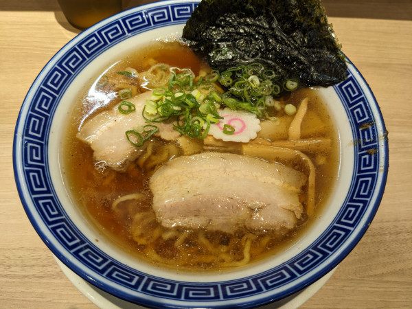 「【限定】自家製煮干中華そば」@山形中華そば 麺や 一球の写真