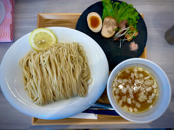 「昆布水つけ麺(1200＋麺増L50=1250¥)」@鶏塩麺リオンの写真