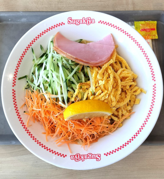 「冷やしラーメン 630円」@スガキヤ ラスパ太田川店の写真