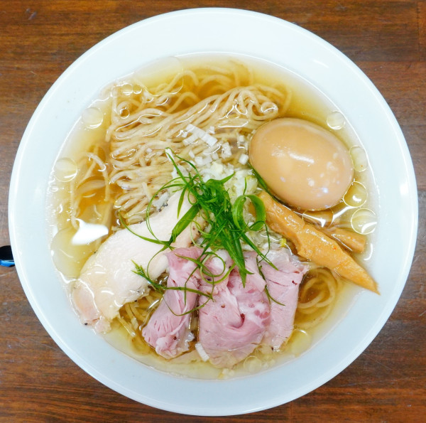 「味玉塩鶏そば」@麺屋 三槍の写真