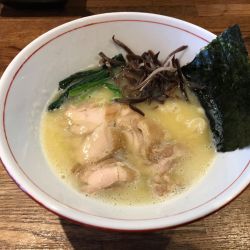 4種の地鶏の白湯ラーメン（塩）1,000円