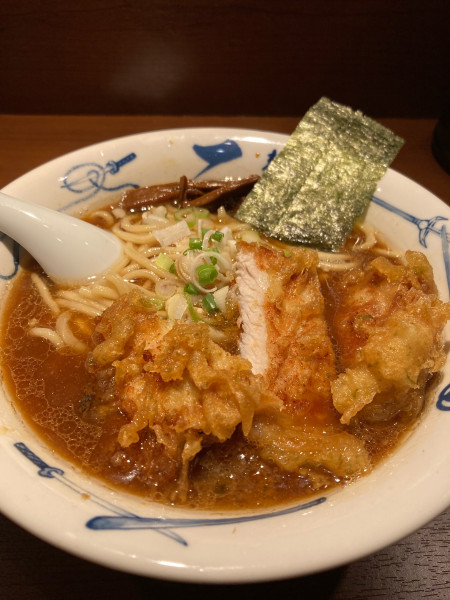 「豚天らー麺」@麺屋武蔵 二天 池袋店の写真