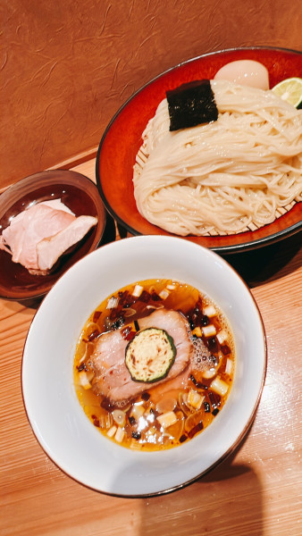 「白醤油つけ麺」@らぁめん鴇の写真