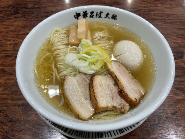 「鴨と鶏そば・塩」@鴨と鶏 中華そば 大林の写真