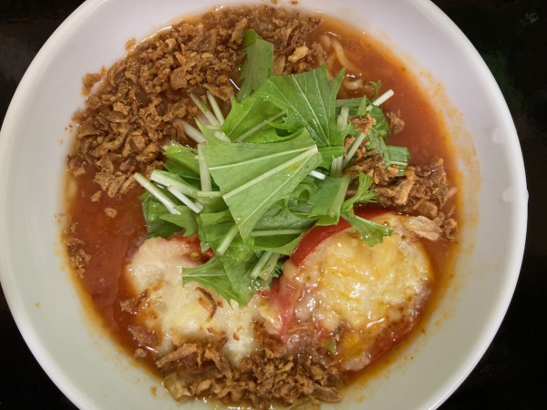 「冷やしトマトラーメン」@麺屋ふたばの写真