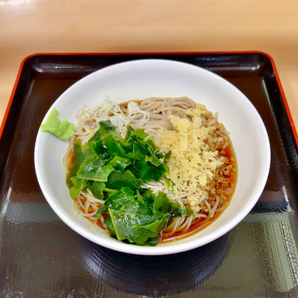 「朝そば（冷）￥330」@梅もと ヤエチカ店の写真