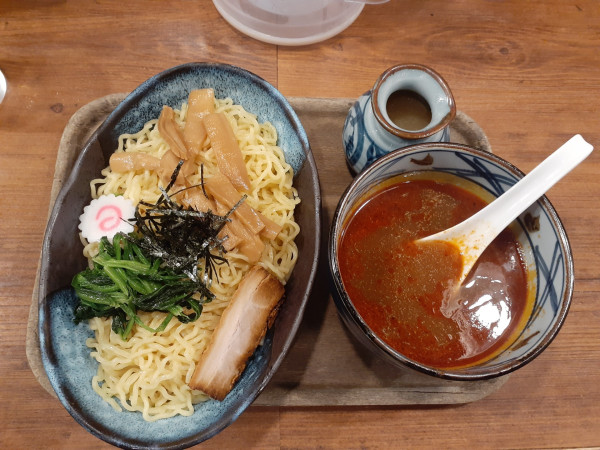 「つけそぱ、辛、大盛」@大雪軒 新百合ヶ丘VIVRE店の写真