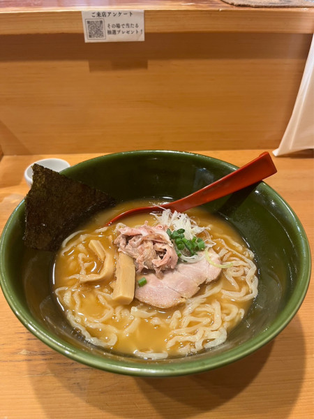 「焼きあご塩ラーメン」@焼きあご塩らー麺 たかはし 銀座店の写真