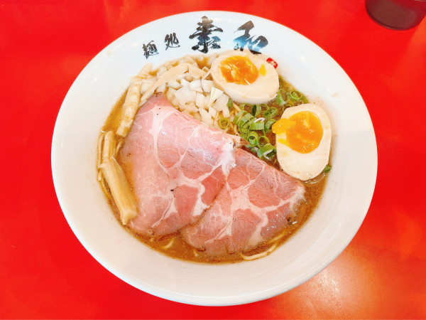 「濃厚煮干+味玉子」@麺処 素和の写真