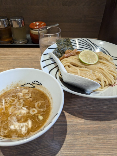 「つけ麺（大盛り）」@つけ麺 一頂の写真
