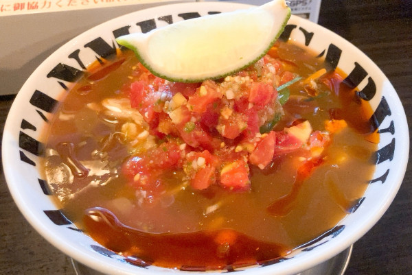 「【限定】冷酸辣湯麺」@我流酸辣湯麺 拉麺勇気の写真