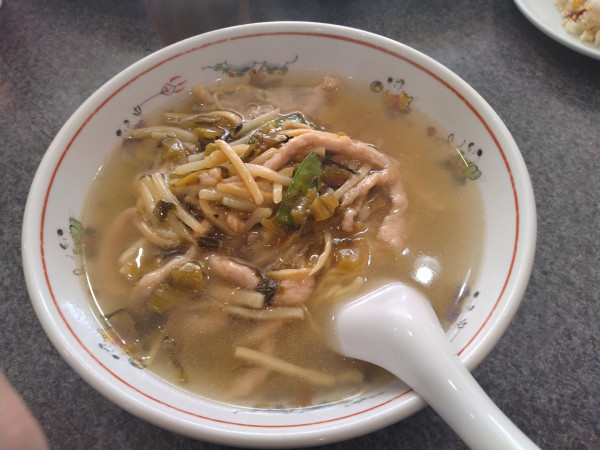 「高菜そば¥850+飲み放題+小皿料理」@華林の写真