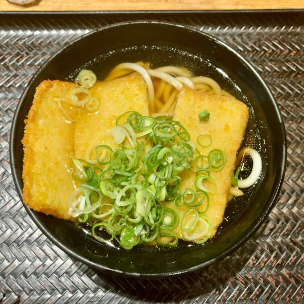 「坂井屋のがんす天うどん¥580」@驛麺家の写真