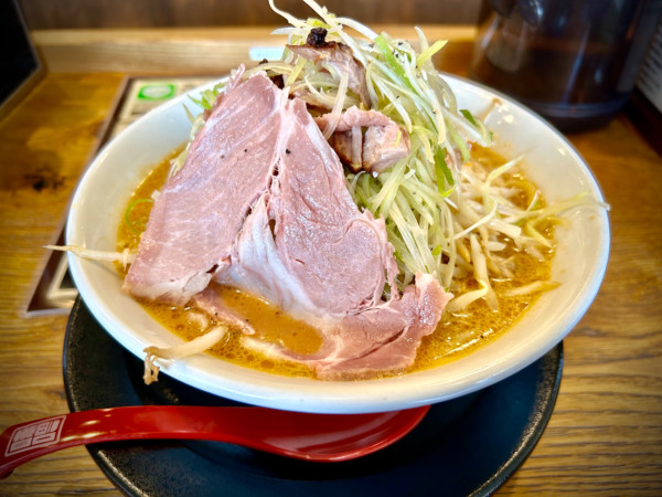 「深うまネギ味噌(990¥)」@純米味噌らーめん みそら堂 小山店の写真