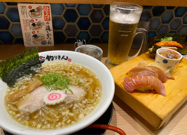 「利尻昆布と煮干しの追いがつおラーメン」@すごい煮干ラーメン野毛 すし 釣りきんの写真