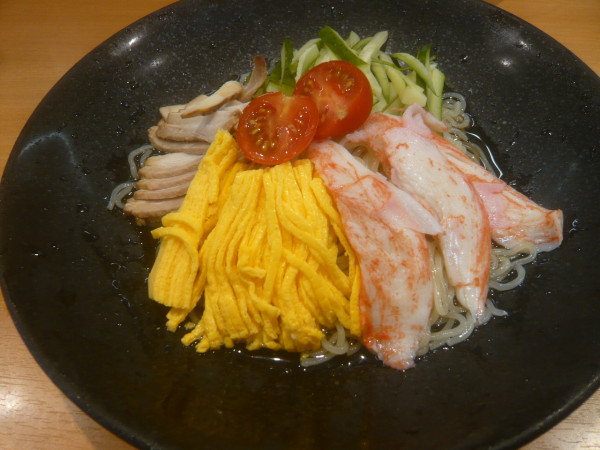 「冷やし中華」@餃子の王将 新橋駅前店の写真