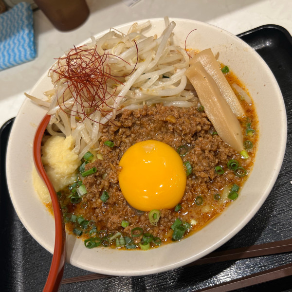 「スタミナ辛味噌担々麺」@味噌麺処 花道庵 東京ラーメンストリート店の写真