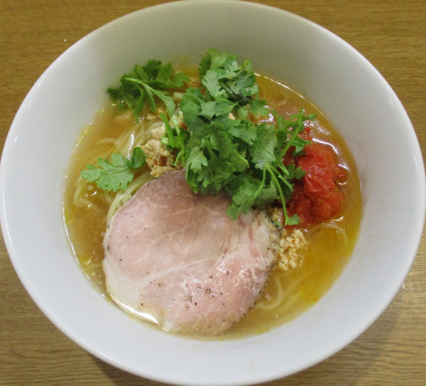 「<限定>鶏とトマトの冷製 1000円」@麺屋 天来の写真