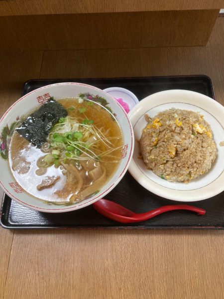 「ラーメン　チャーハンセット」@らーめん江南の写真
