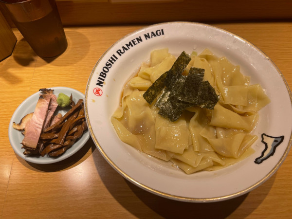 「アマニ油のもめん冷がけ」@すごい煮干ラーメン凪 西新宿7丁目店の写真