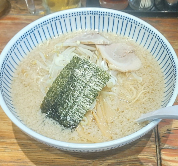 「ハッスルラーメンセット」@ハッスルラーメンホンマ 日本橋浜町店の写真