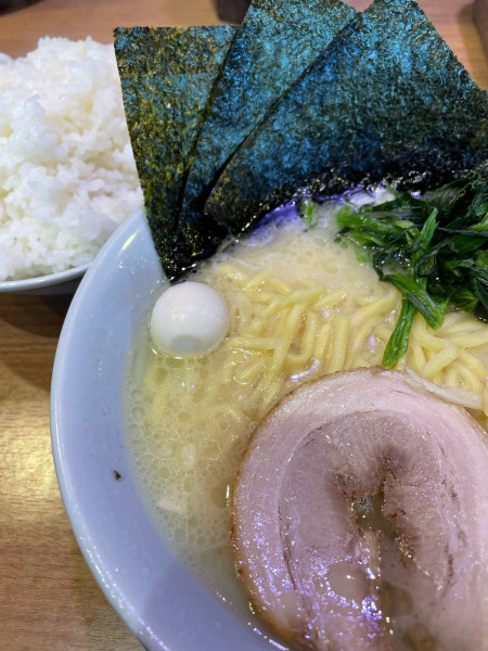 「塩ラーメン 大ライス」@町田商店 三鷹店の写真