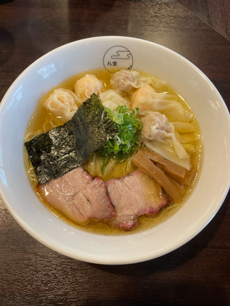 「白だし 特製ワンタン麺」@八雲の写真