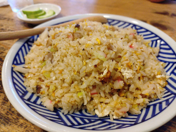 「チャーハン、ラーメン、焼きもつ」@上田屋の写真