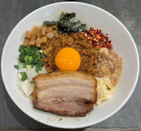 「【限定】二郎風台湾まぜそば」@中華そば 森庵の写真