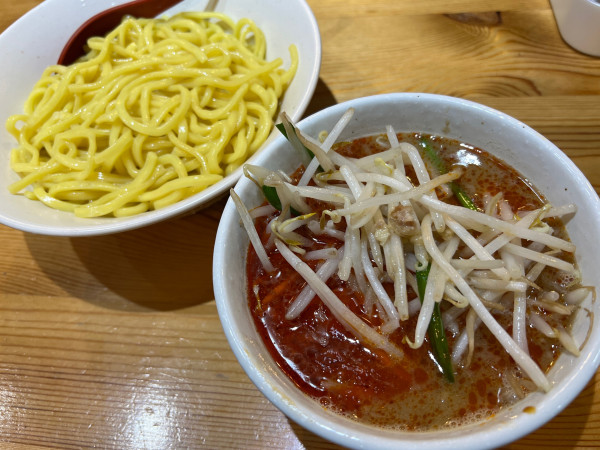 「辛味噌つけ麺」@味噌麺処 花道庵 北参道店の写真