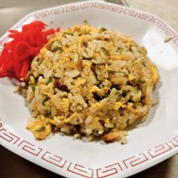 こってり味噌辛口ホルモンメン＋チャーハン小