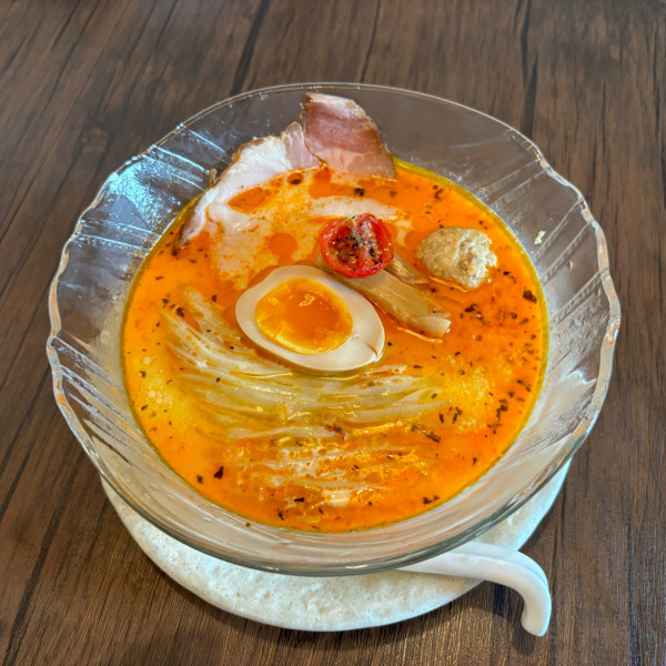 「冷製！ミルクトマトらぁ麺」@自家製麺 絆の写真