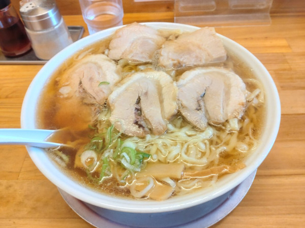 「チャーシューメン大盛＋さの餃子」@森田屋 東店の写真