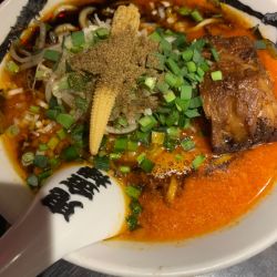 肉増しカラシビ味噌ラーメンカラ普通シビマシ