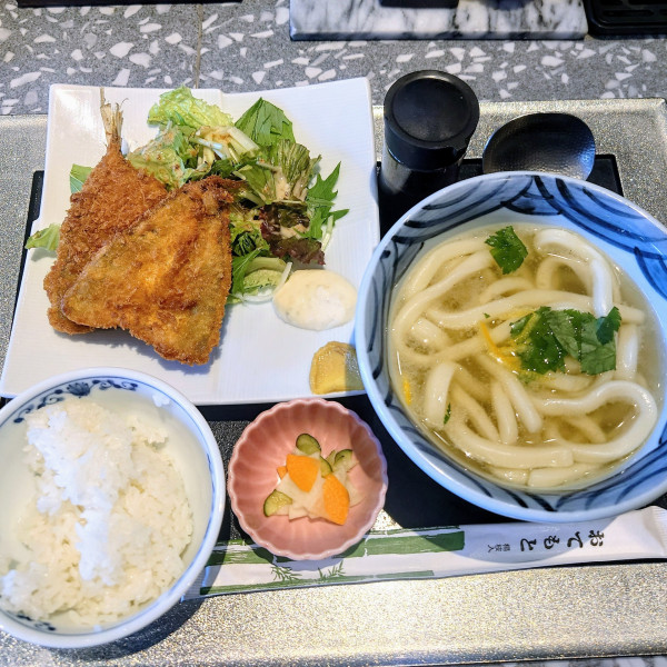 「アジフライ定食」@NADABAN by HAL YAMASHITAの写真