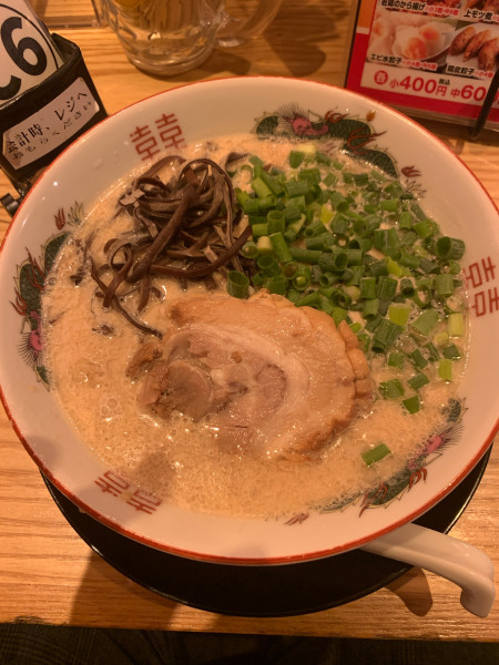 「だるまラーメン」@濃厚豚骨ラーメン だるま一家 府中分店の写真
