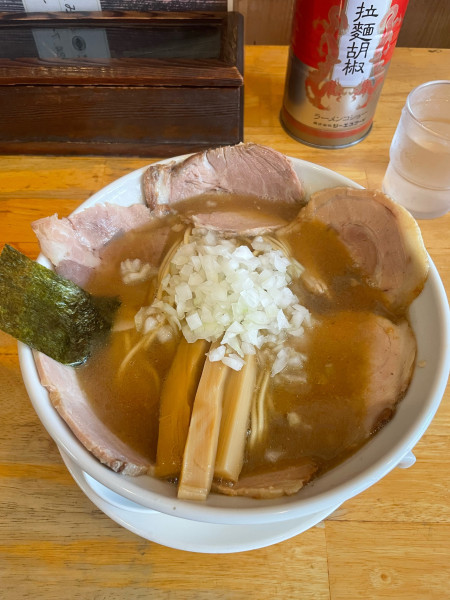 「煮干し蕎麦　大　チャーシュー」@煮干そば とみ田の写真