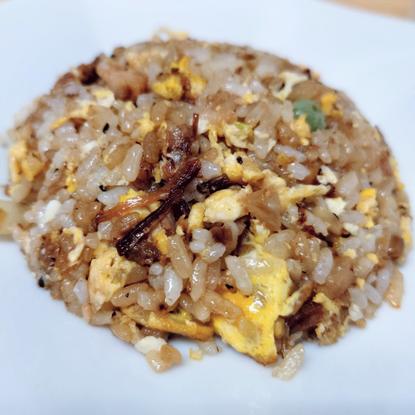 「半チャーハン スープ無し」@谷ラーメンの写真