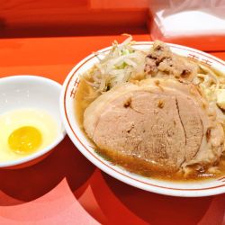 小ラーメン(250g)￥1000 + 生卵￥100