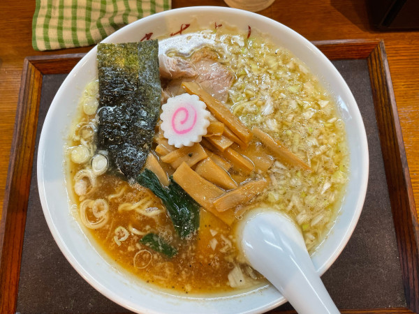 「中華そば+辛味ネギ¥950」@中華そば政好の写真