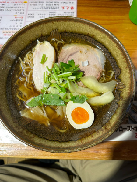 「石臼挽き中華そば」@富良野 とみ川の写真