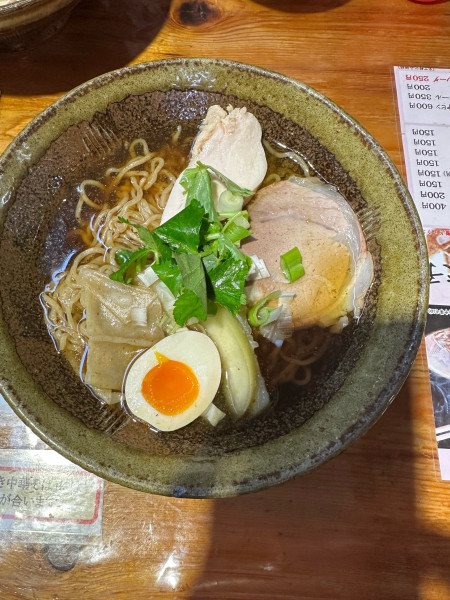 「石臼挽き中華そば」@富良野 とみ川の写真
