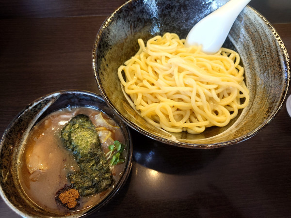 「つけ麺(並麺少なめ、890円)」@川喜屋の写真