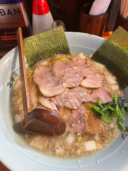 「チャーシューメン（中盛り）」@ラーメンショップ椿 春日部南桜井店の写真
