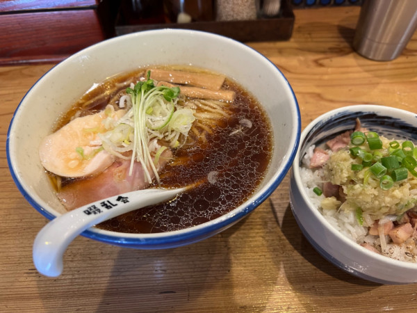 「平日ランチセット」@自家製麺 啜乱会の写真