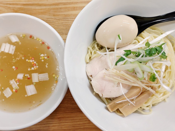 「ジンジャーつけ麺＋味玉」@亀戸ジンジャーヌードルの写真