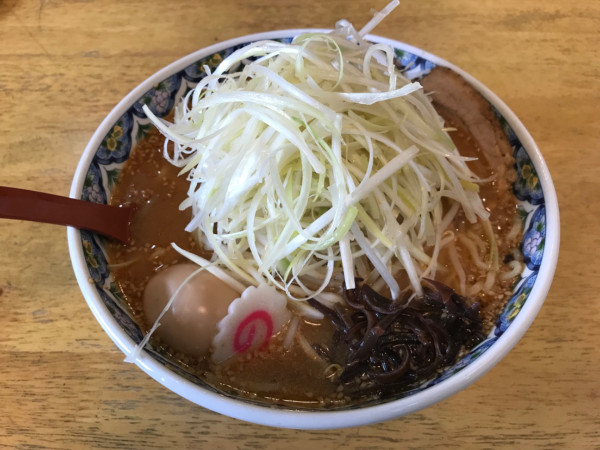 「山形味噌 ネギ 850円」@らーめんちゃあみい 東根店の写真