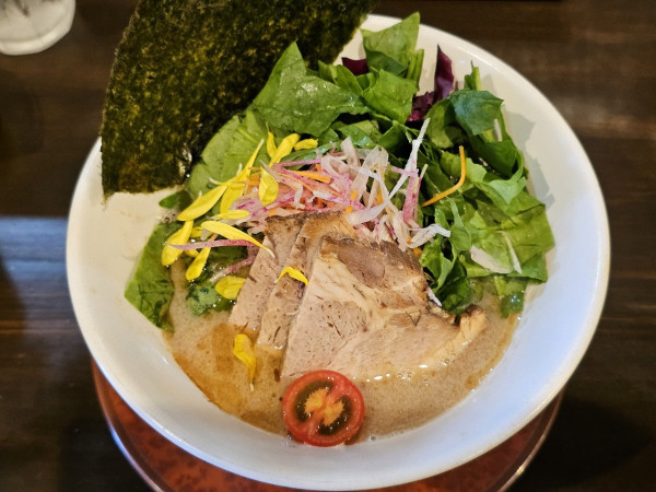 「【限定】豚そば桜家(塩) 1500円」@noodle LABO 桜守の写真