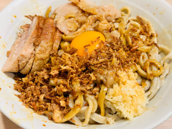 「汁なし 450g 1,100円」@麺屋 味方の写真